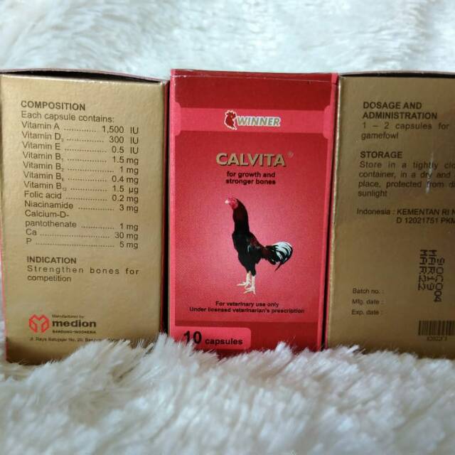 Calvita, winner ayam, kalsium vitamin untuk tulang kuat, atasi lumpuh