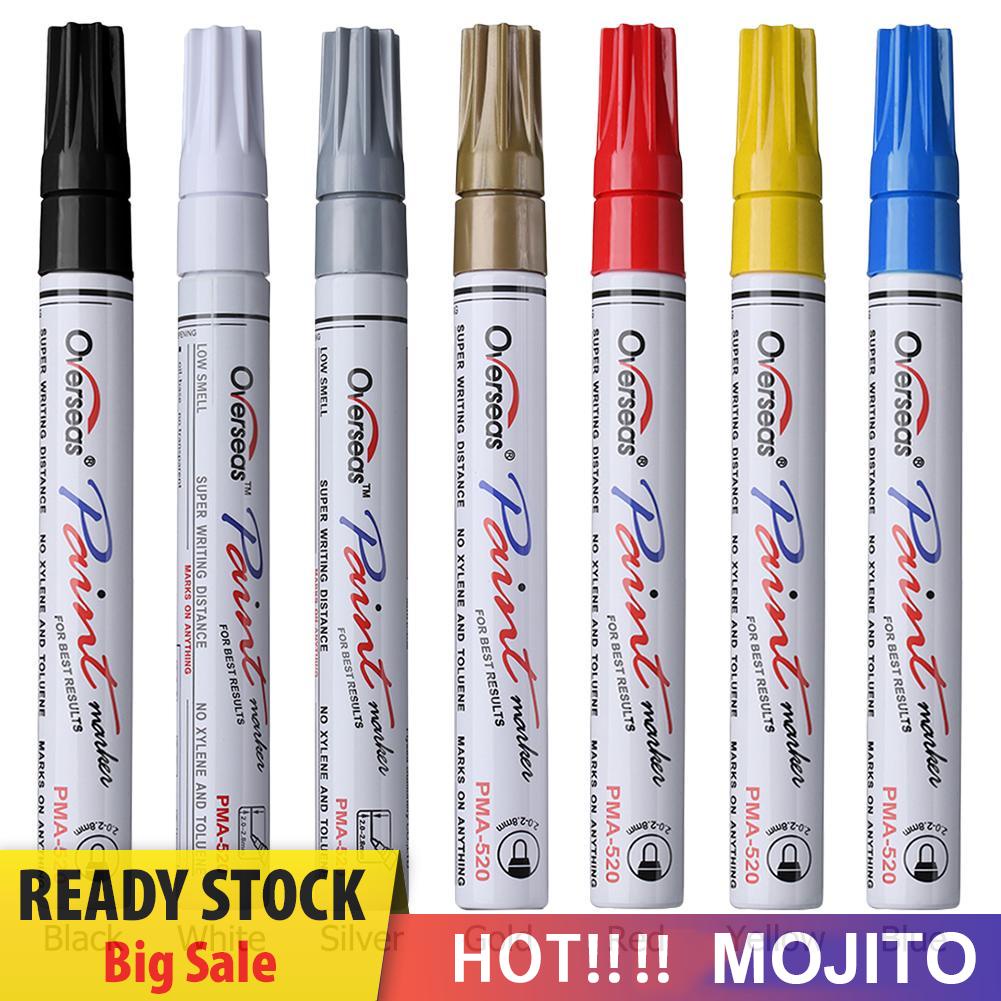 MOJITO Waterproof Car Tire Tread Permanent Paint Marker Pen Graffiti Oily Marker