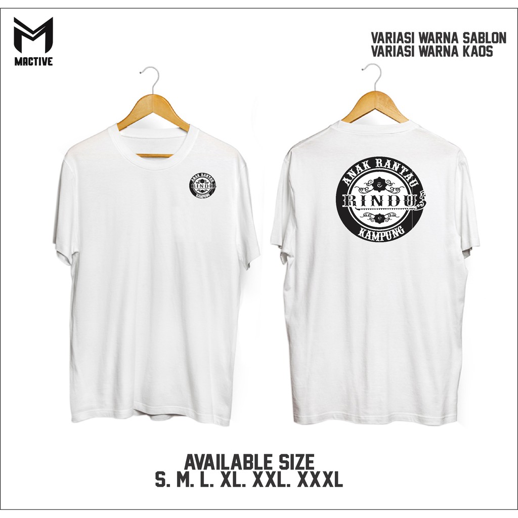 Kaos ANAK RANTAU RINDU KAMPUNG - MACTIVE