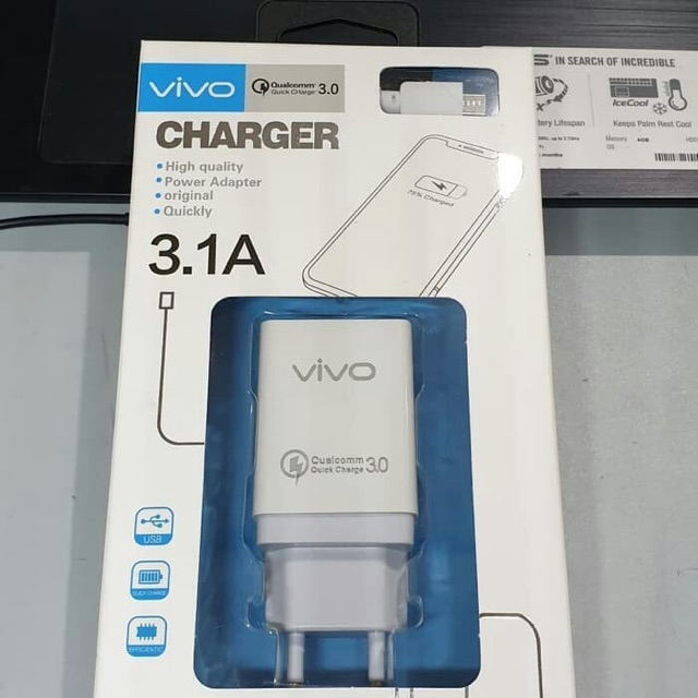 Charger Qualcom 3.1A Model A80 (SAMSUNG VIVO XIAOMI OPPO)