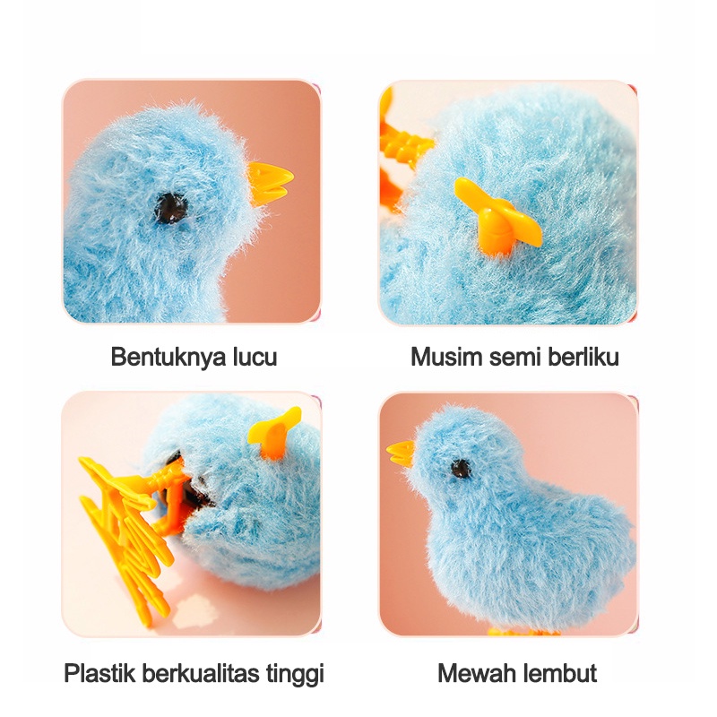 Mainan ayam/Mainan ayam berjalan/Wind up toy animal chicken deer  L155