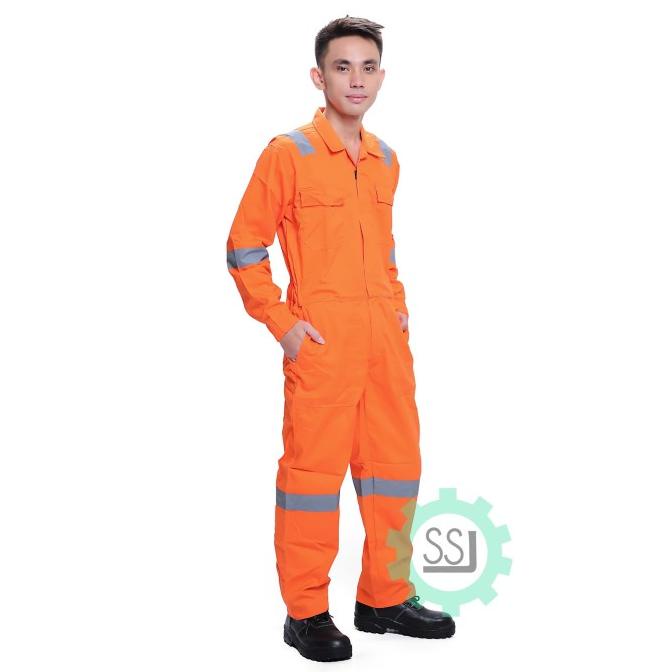 Jual Wearpack Safety Baju Terusan Coverall American Dril Shopee