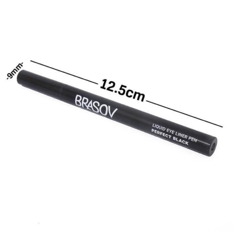 Brasov Perfect Black Waterproof Liquid Eyeliner Spidol