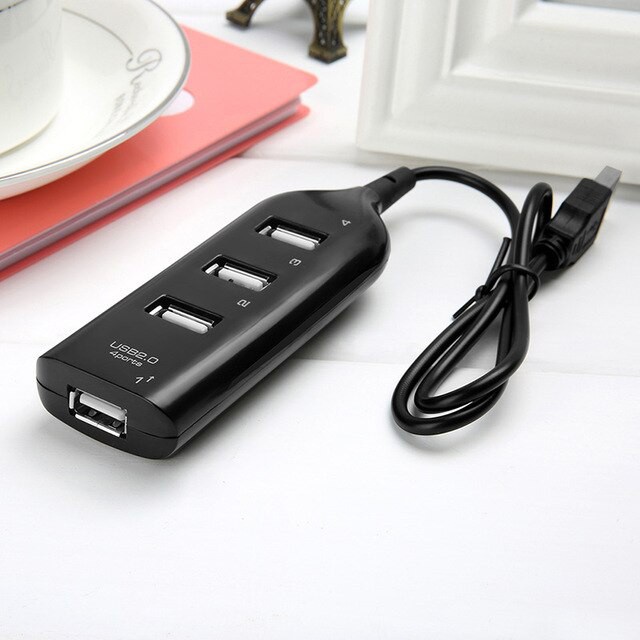 USB HUB 4in1 4 Port Output Colokan Flashdisk Mouse