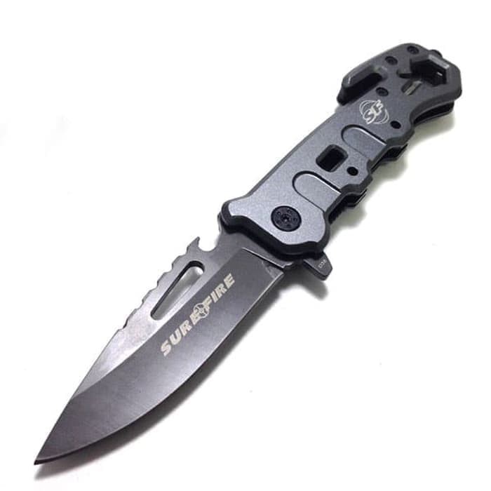 Limited! PISAU LIPAT SUREFIRE D38 CK FOLDING KNIFE SURVIVAL OUTDOOR