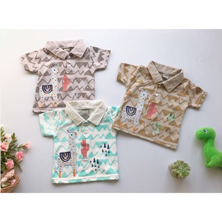 babyfit D2 LLAMA DESERT baju  kaos  kerah  anak cowok 