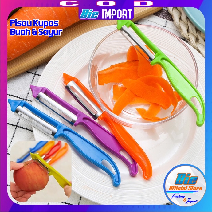 Pisau Kupas Buah Stainless Simple Impor Best Seller