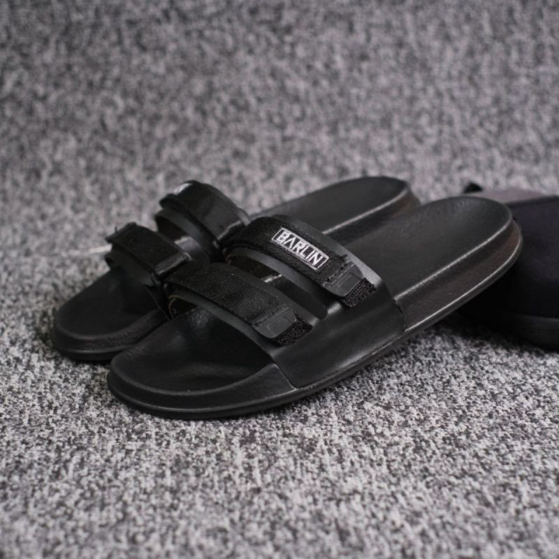 Sandal Pria Terbaru - Barlin Slide 01 | Sandal Slide Pria Original Ringan Elegan Gaya  Trendy