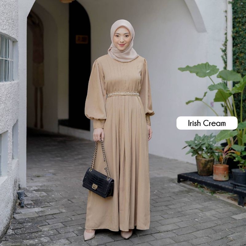 Raline Dress Non Payet Irish Cream L by BBC Collection