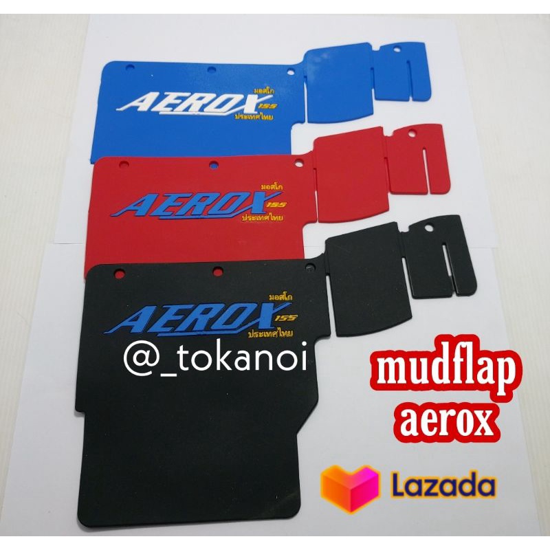 MUDFLAP AEROX MUDFLAP PENAHAN LUMPUR PELINDUNG ADAPTOR NEW DESIGN AEROX PREMIUM THAILAND