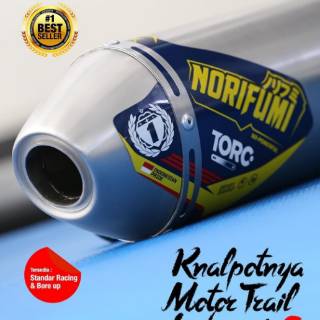 KNALPOT NORIFUMI STAINLESS TORC KLX 150  D TRACKER 150  CRF  