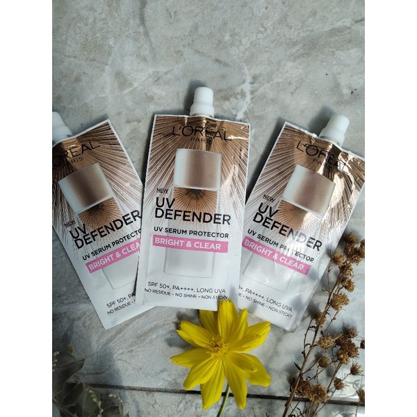 Loreal UV Defender Bright and Clear Sachet