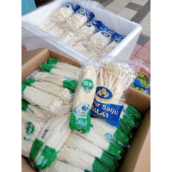 

jamur enoki