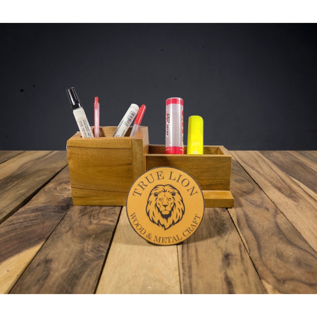 

TEMPAT PENSIL KAYU SERBAGUNA