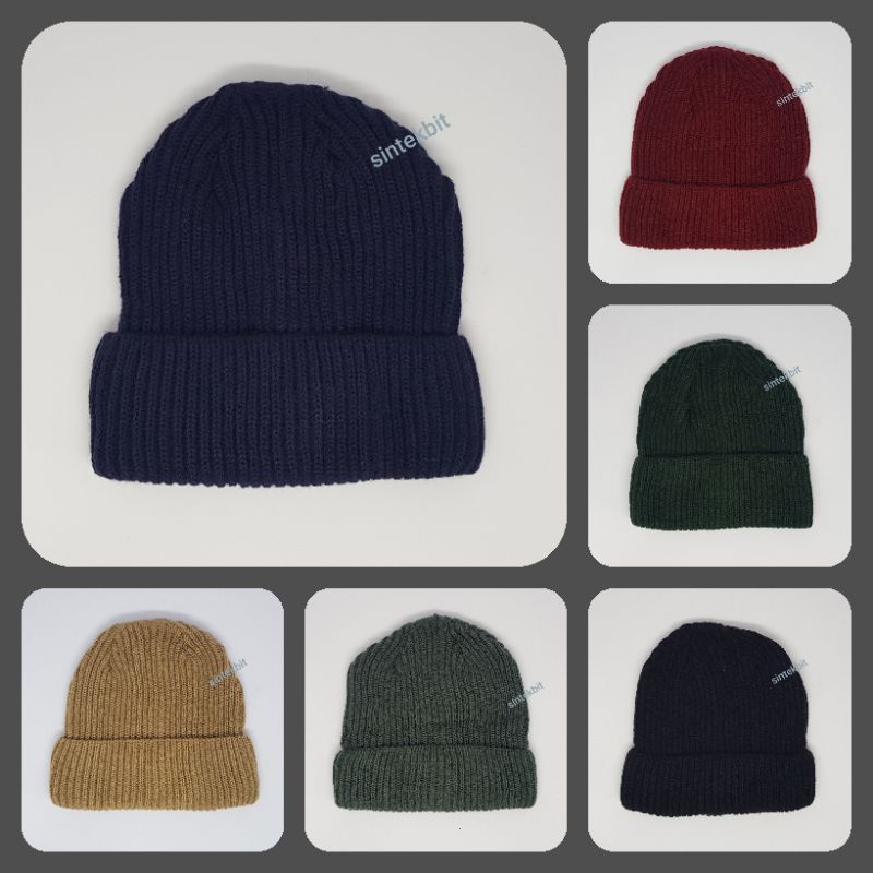 Kupluk rajut dewasa pria wanita