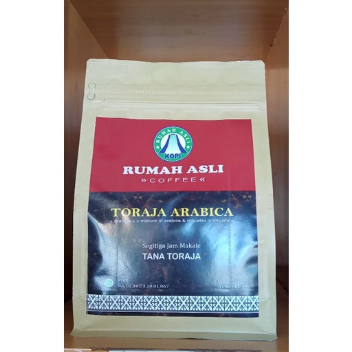 Kopi Arabica Asli Toraja 500 Gram (Bubuk/Biji)