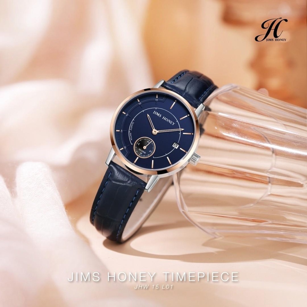 Jims Honey Jam JHW 15 Jam Tangan Pria Wanita Couple Quartz