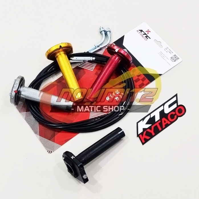 Gas Spontan KTC Kytaco 2 Kabel TX2 GR CNC Universal NMAX Aerox 155 PCX