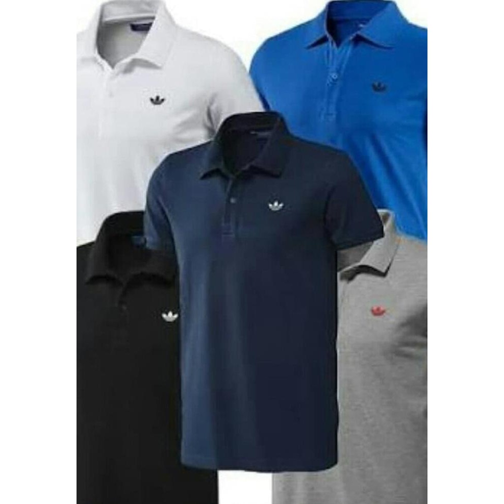 promo kaos polo shirt baju adidas retro sport casual olahraga terbaru