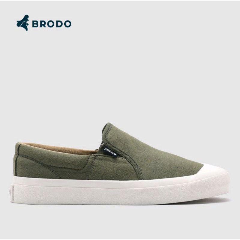 BRODO-Sneakers Vantage V.2 slip on olive WS