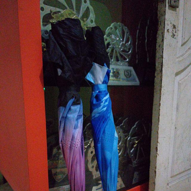 Payung Terbalik Unik Steele Polos Ukuran Besar