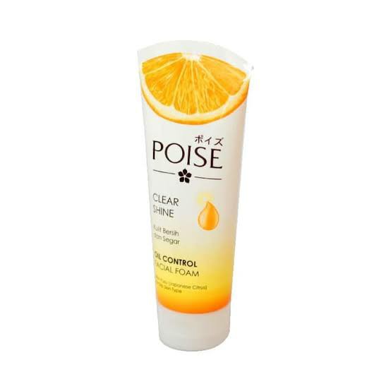 Poise Clear Shine Oil Control Facial Foam Sabun Wajah Berminyak