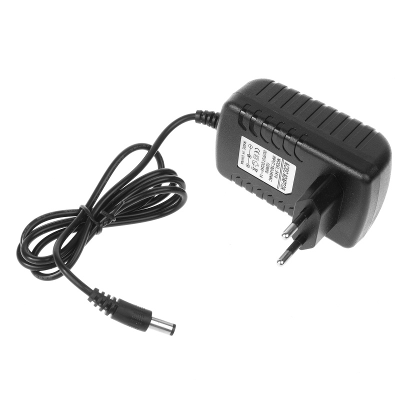 Btsg Terbaru Hot EU Plug AC 110V 220V Converter DC 24V 1A 5.5mmx2.1mm Server Power Supply Adapter