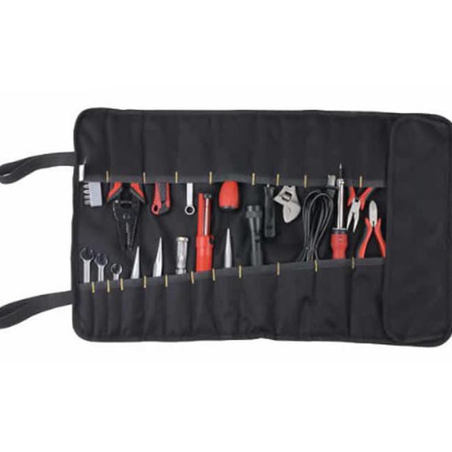 

Customized Leather Craft 32 Pocket Socket Tool Roll Bag / Tas