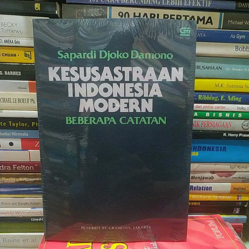 KESUSASTRAAN INDONESIA MODERN beberapa catatan sapardi djoko darmono
