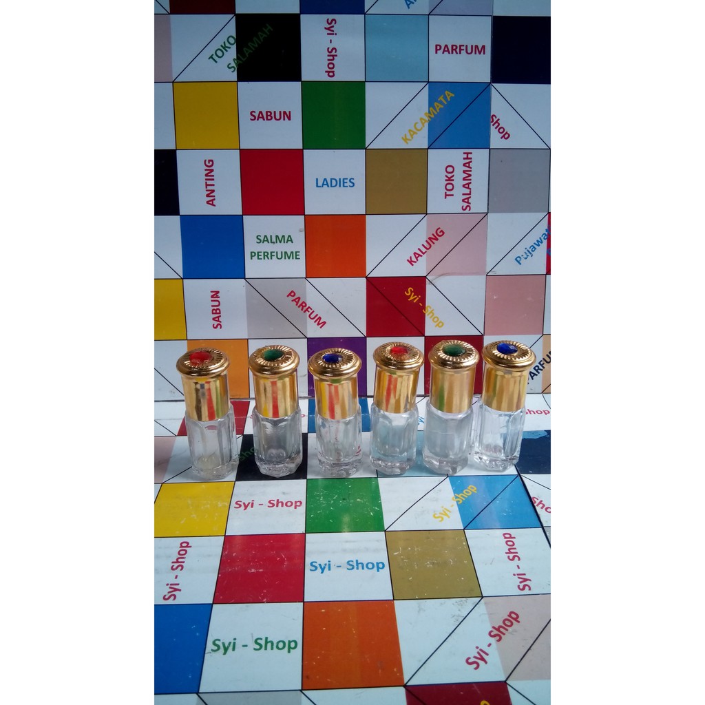 Botol Parfum Roll On 3 ml  Permata