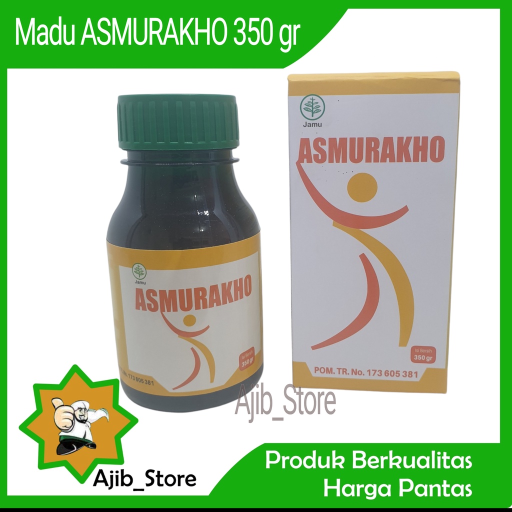 

(100% ASLI) Madu Asam Urat ASMURAKHO 350 gram 350gr 350g A178 Obat Herbal Rematik Kolestrol