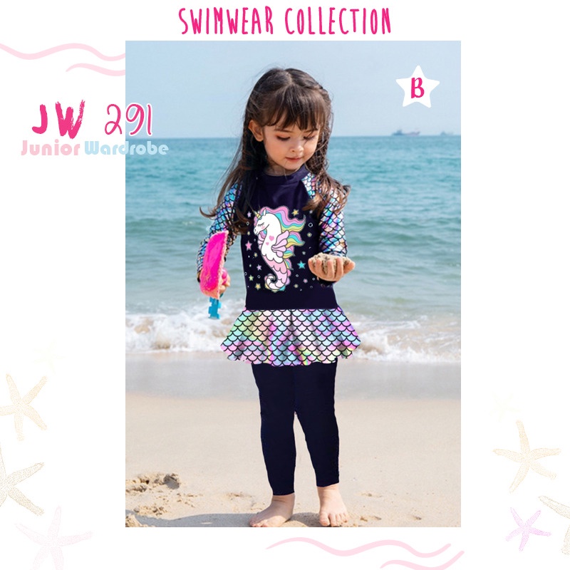 AS Baju Renang anak  perempuan unicorn Junior Wardrobe JW 291