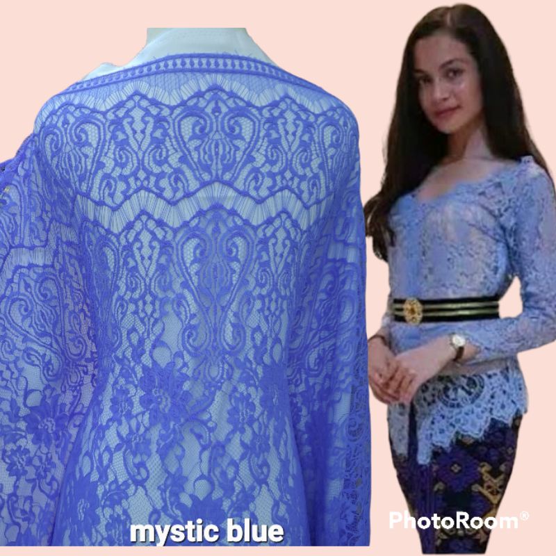 (COD) bakal kebaya wanita/ Prancis saint laurent mewah/brokat semi prancis saint laurent terbaru