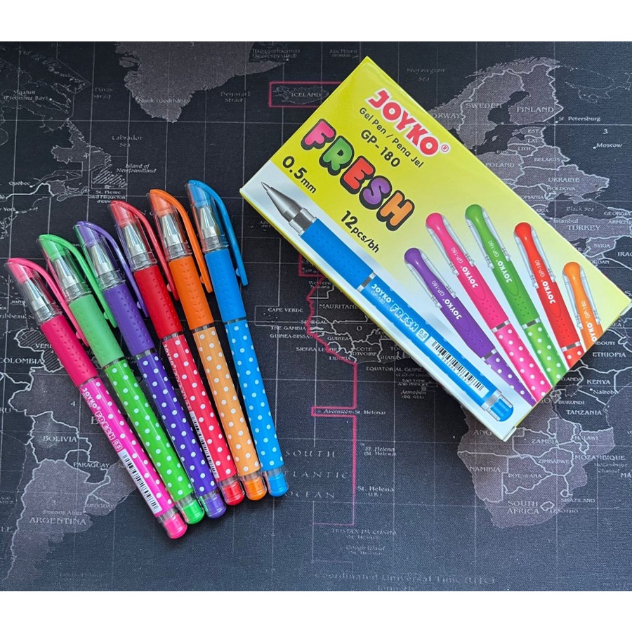 

PULPEN / GEL PEN / JOYKO FRESH / GP - 180 1 Pack / 12 pcs