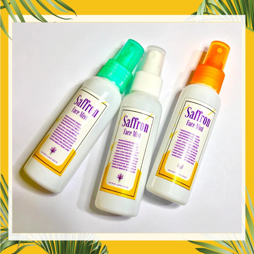Facemist Safron Ori Safron Face Mist 100ml Saffron Face Mist Super Negin