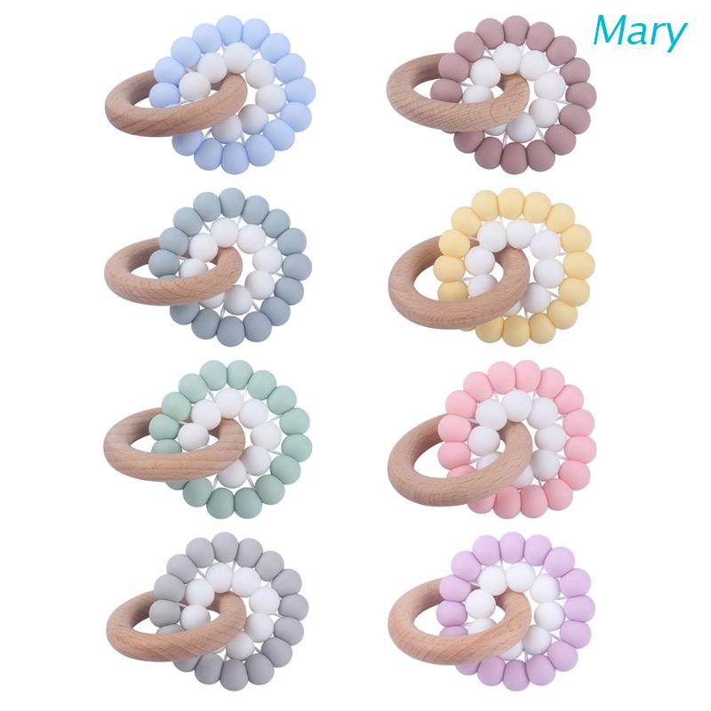 Mary Mainan Teether Bayi Bahan Silikon Food Grade