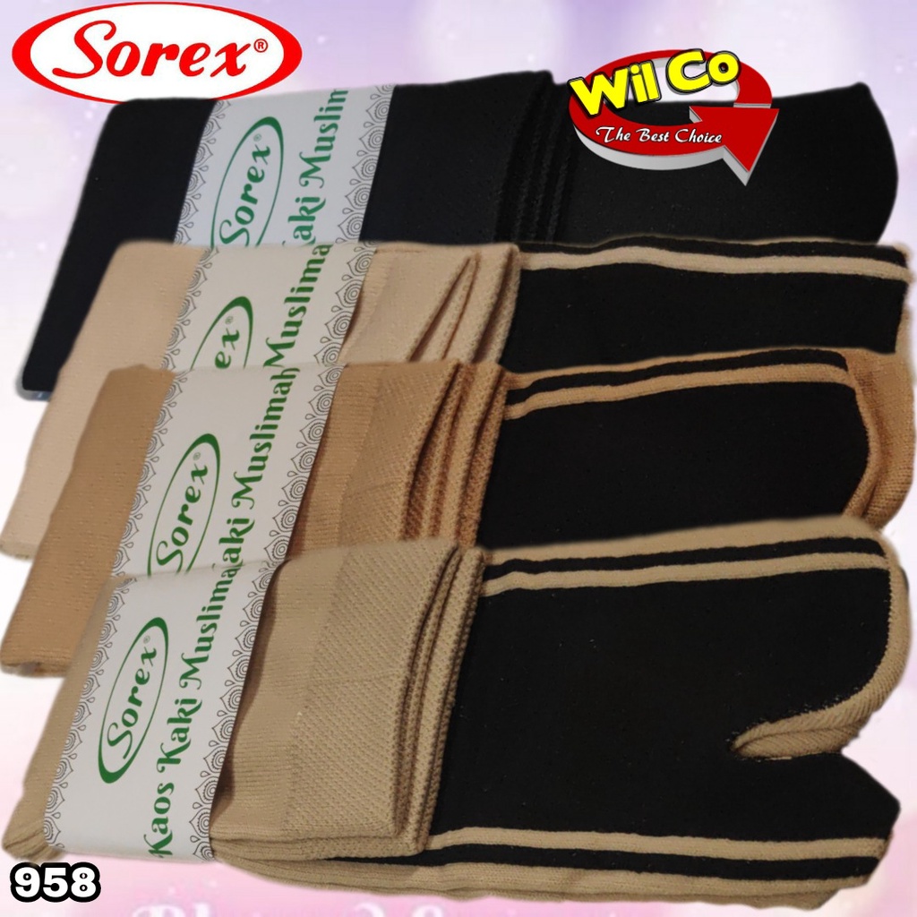 K958 - KAOS KAKI MUSLIMAH DENGAN JEMPOL SIZE S - L