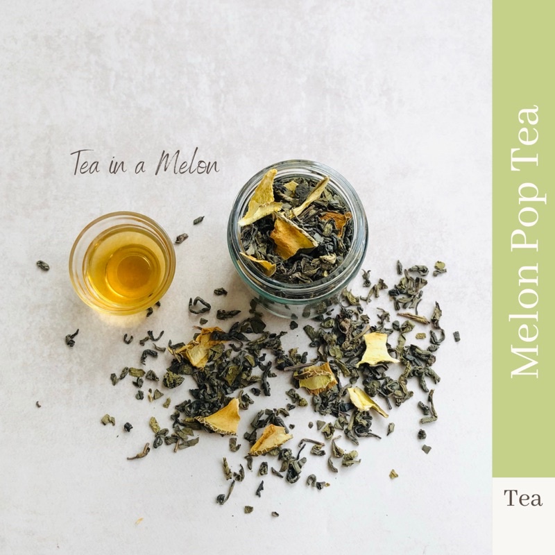 Organic&amp;Joy• Melon Pop Tea/ Teh Hijau Melon (Tea blend,teh hijau buah melon)