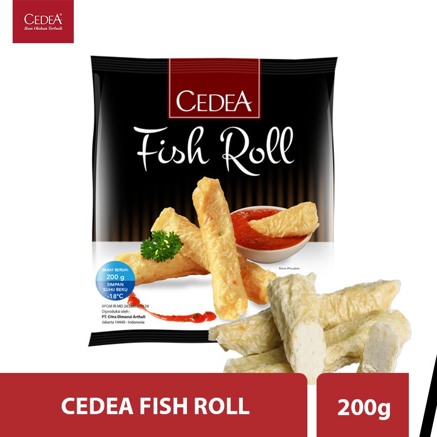 CEDEA Fish Roll 200 g Halal |  Ikan olahan berkualitas