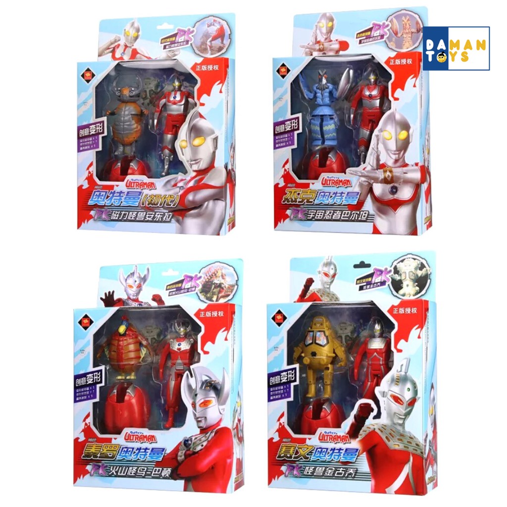 Mainan Anak Ultraman Original, Action Figure Ultraman, Ultraman Geed, Seven, Jack, Taro