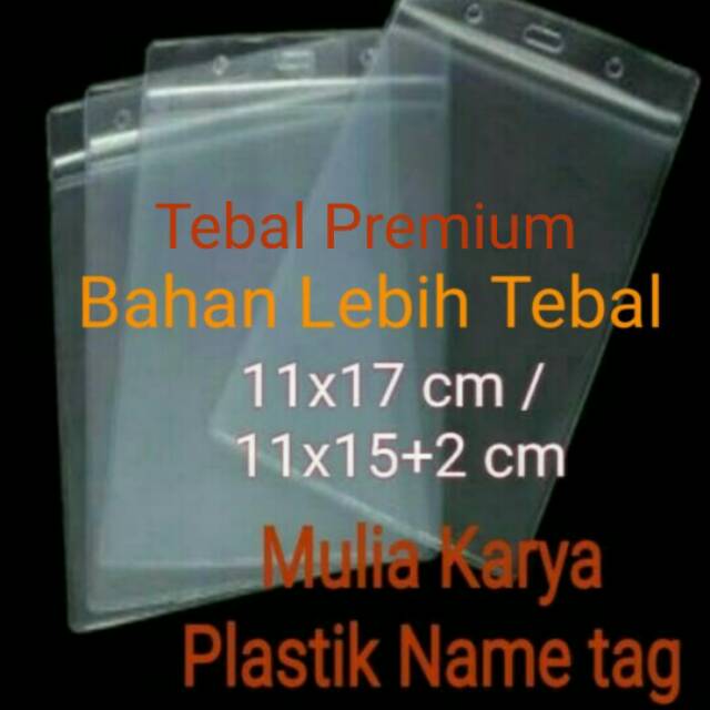 

Plastik Nametag 11x17 tebal ( 10 lembar ) / Plastik ID CARD ( 10 lembar )