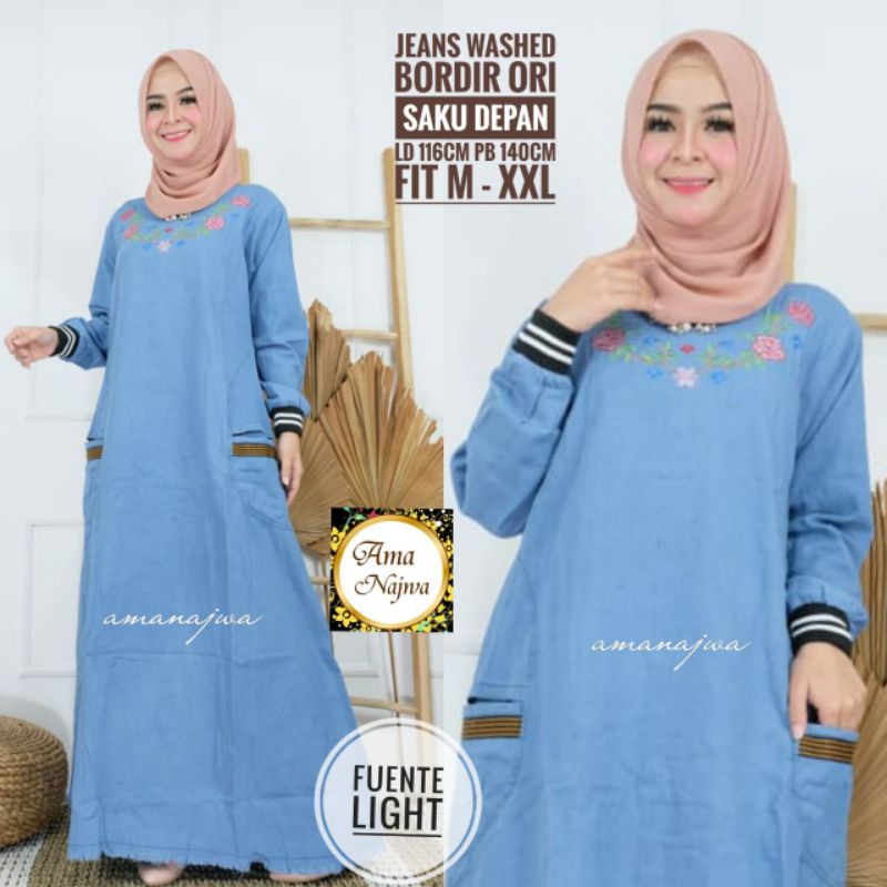 GAMIS FUENTE LIGHT BY AMA NAJWA
