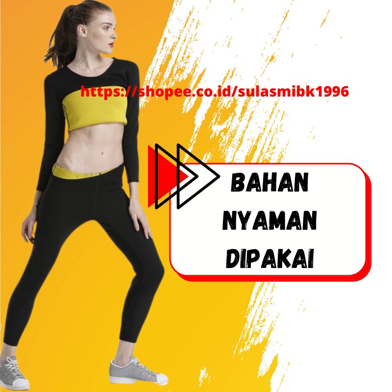 Celana Korset Pelangsing Long Pant Hot Shaper Model Panjang Korset Celana Pelangsing Perut