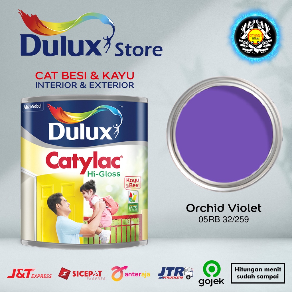 Jual Cat Minyak Cat Kayu Dan Besi Dulux Catylac Hi Gloss Kg Warna