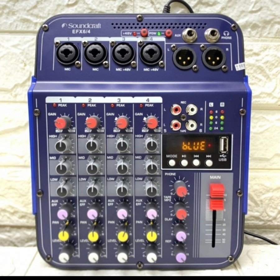 Mixer Soundcraft EFX 6/4 USB - Bluetooth 4 Channel