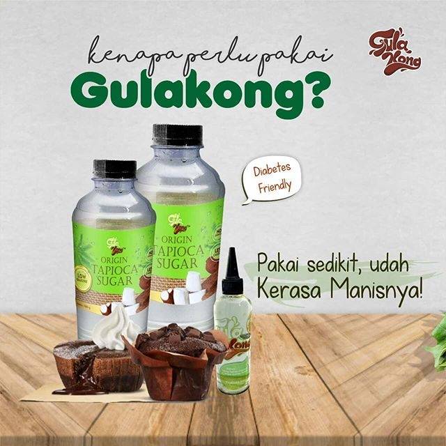 

Gulakong gula singkong refill 600g