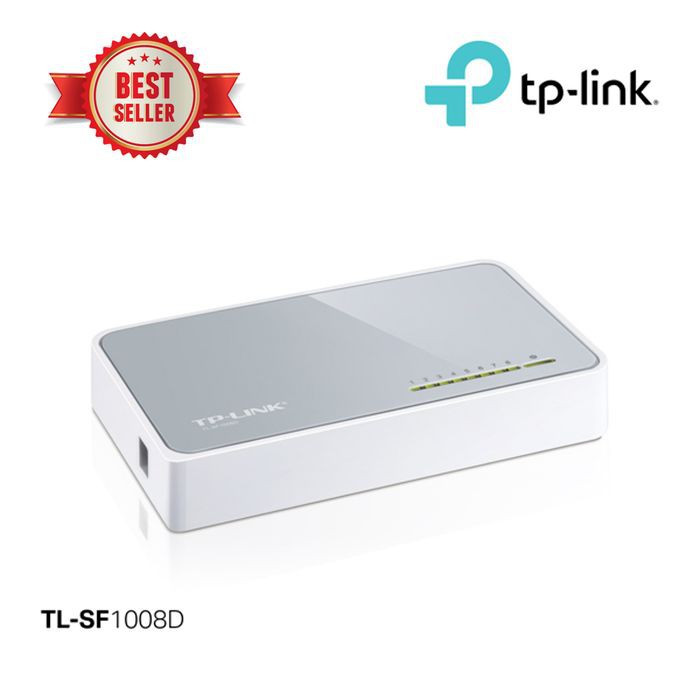 TP-LINK TL-SF1008D 8-Port 10/100Mbps Switch hub LAN TPlink TL SF 1008D