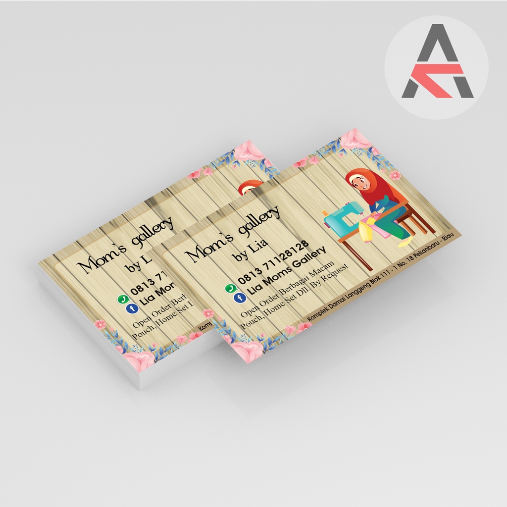 

Cetak Kartu Nama (sudah ada desain)