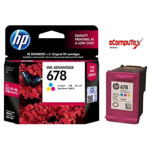 CARTRIDGE HP 678 COLOR / TINTA CATRIDGE HP678 - RESMI