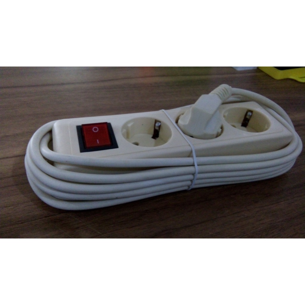 STOP KONTAK 3 LUBANG + KABEL / STOP KONTAK KABEL COLOKAN